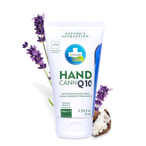 HANDCANN Q10 – Crema de manos hidratante y regeneradora natural