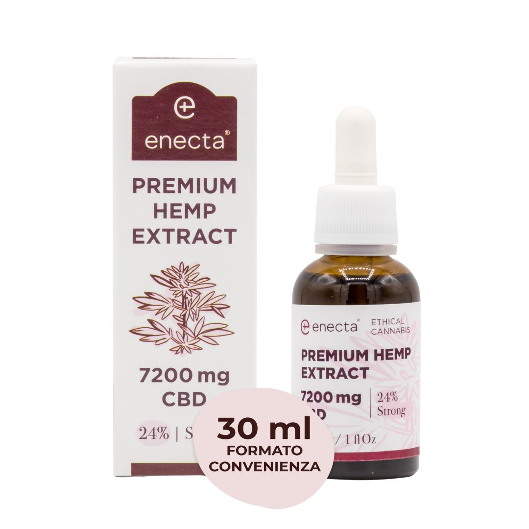 Premium Hemp Oil - Cannabis Oil with 24% CBD (7200 mg | 30 ml)