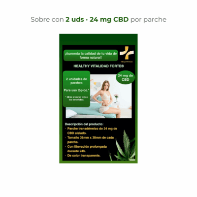 Parches de CBD 24 mg – Pack de 2 Unidades